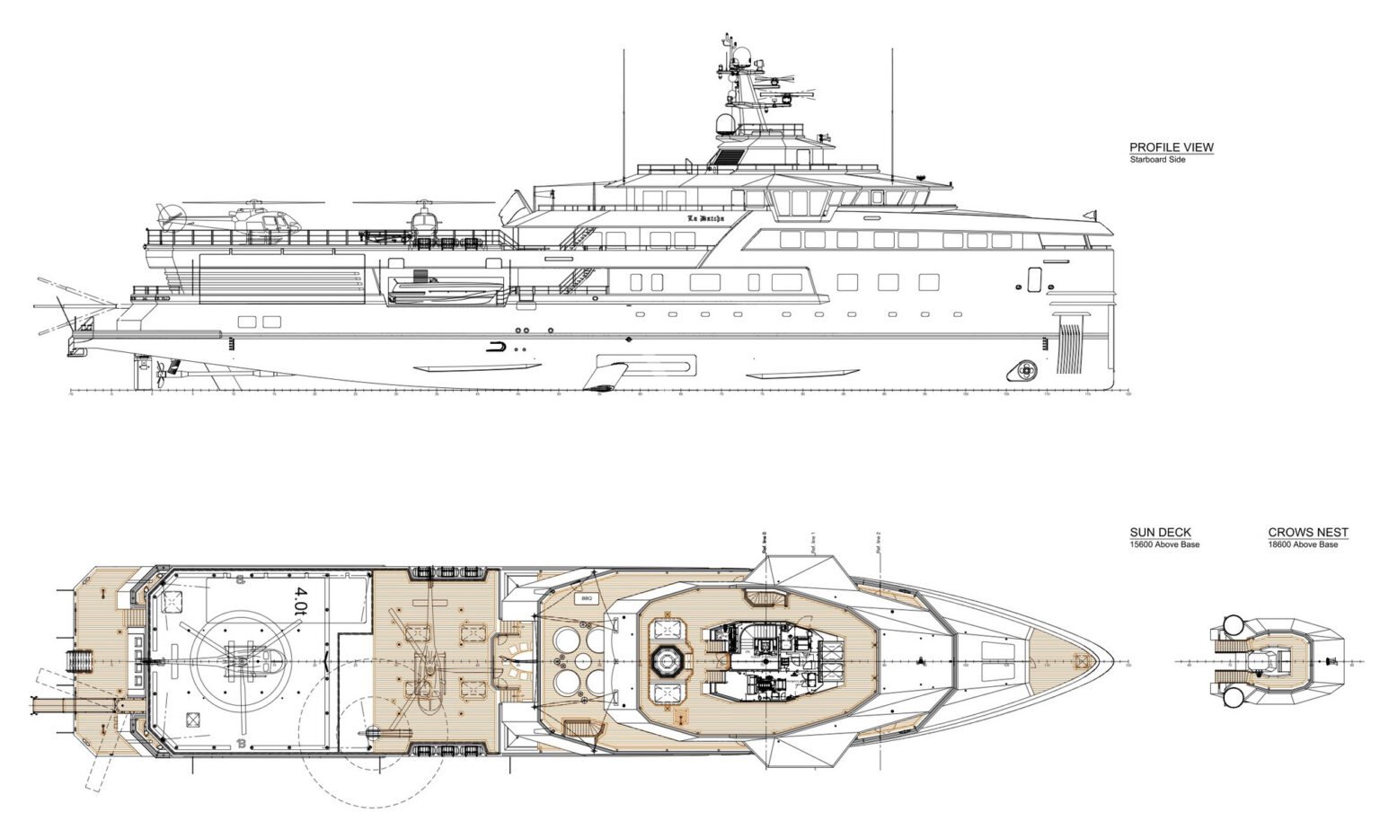 LA DATCHA Yacht Layout TWW Yachts